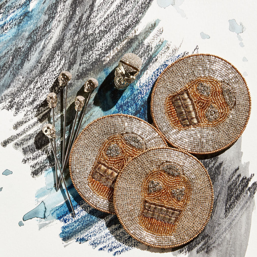 Skull coasters - Set of 4