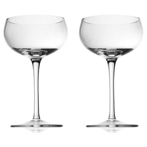 Amehla x The Educated Barfly Collection Coupe Cocktail Glass - 7-ounce, Set of 2