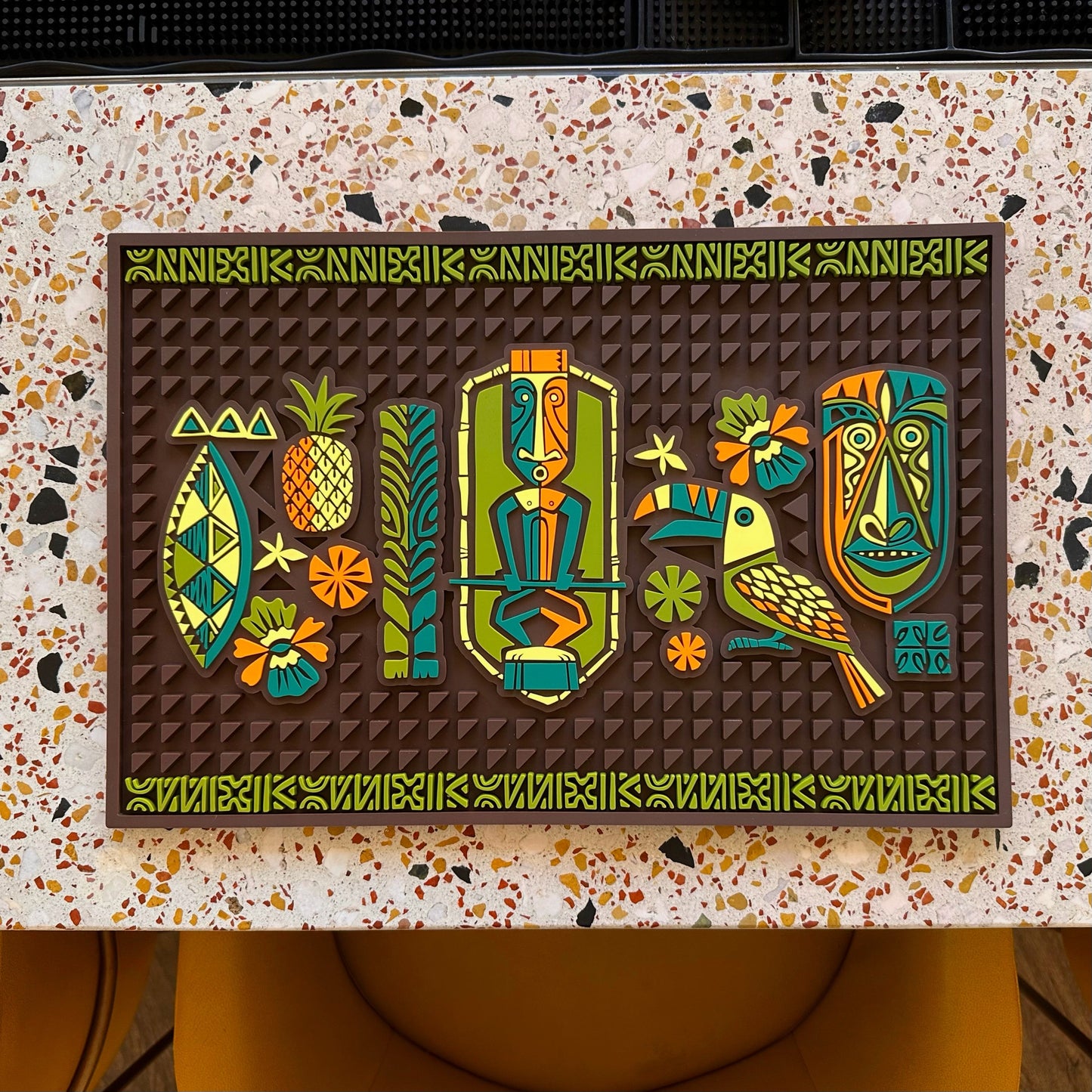 'Gateway to Tiki' Bar Mat - Ready to Ship! (FREE SHIPPING in U.S.)
