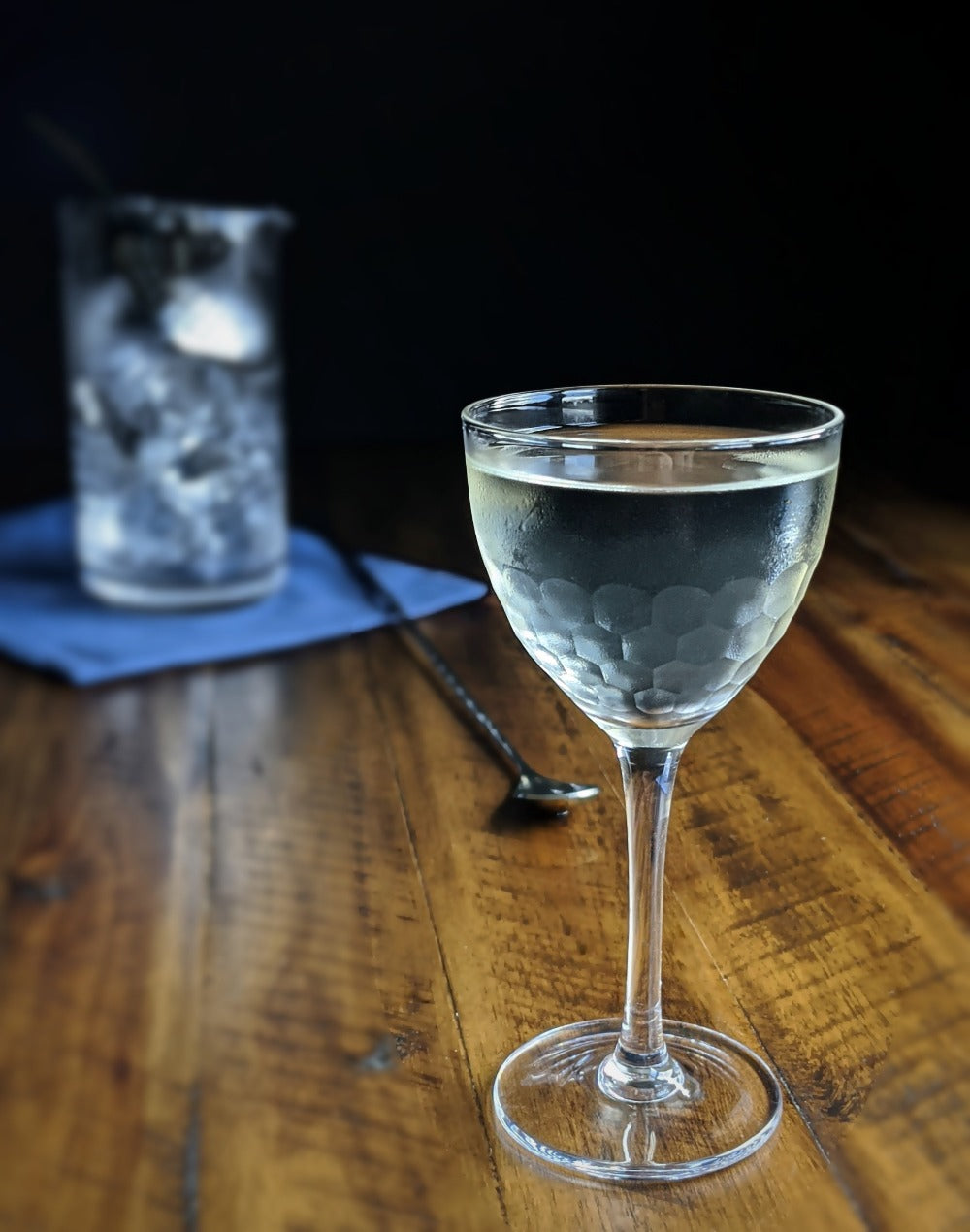 The Hive Glass | Honeycomb Nick & Nora Cocktail Glass