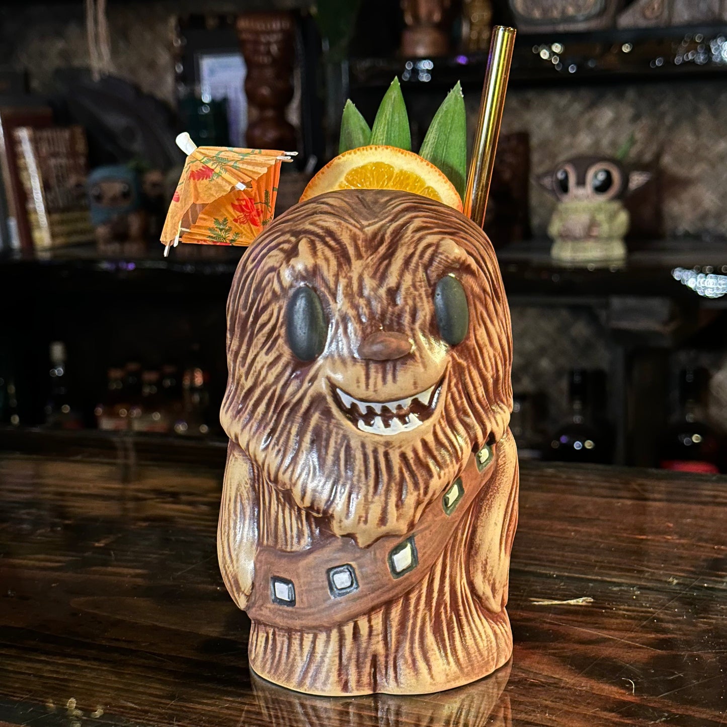 Tiki tOny's Fuzzball - Ceramic Tiki Mug - Ready to Ship (FREE SHIPPING in U.S.)