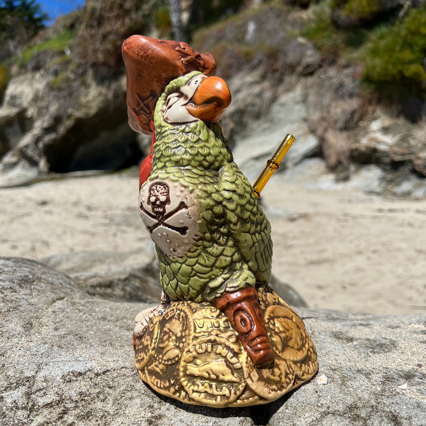 Thor's Parrots of the Caribbean Tiki Mug - Ready to Ship! (FREE SHIPPING in U.S.)