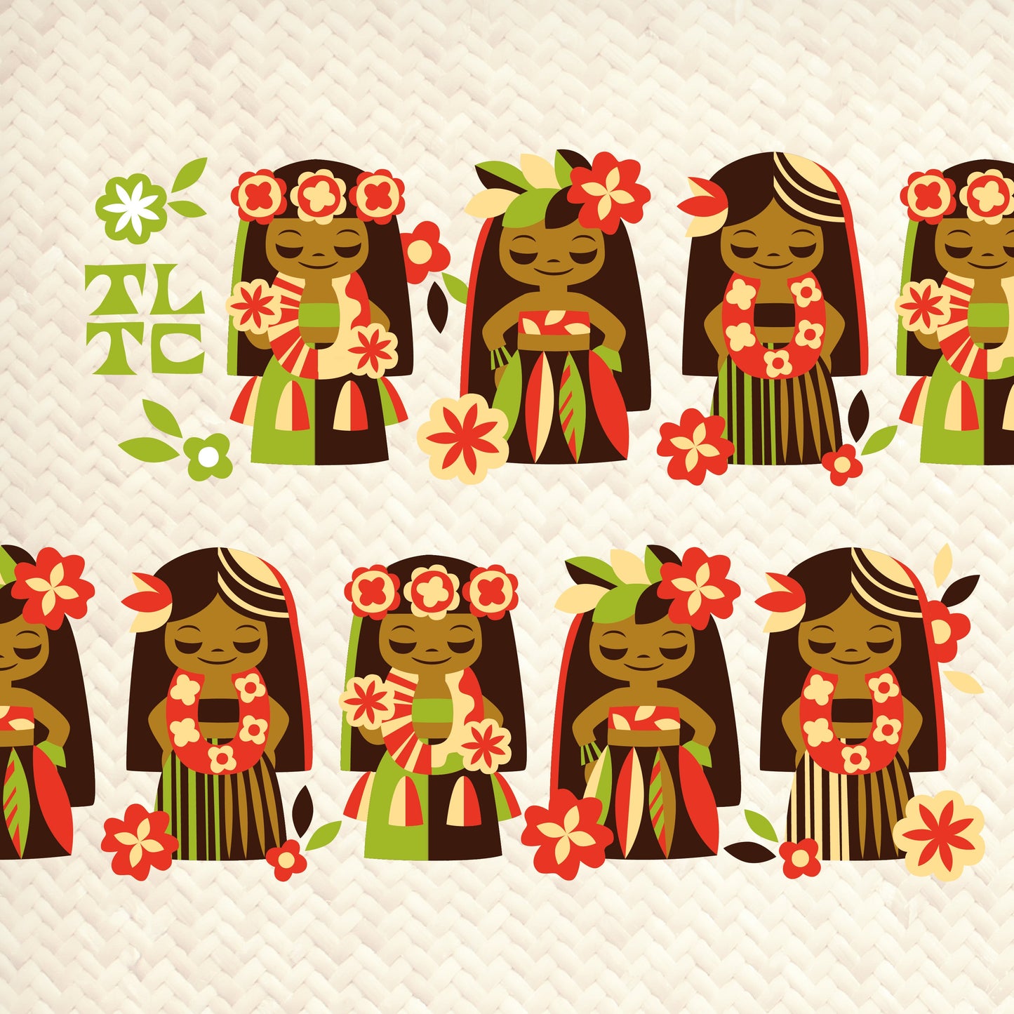 'It's A Hula World' Mai Tai Cocktail Glass (1) - - Ready to Ship / Rolling Pre-Order