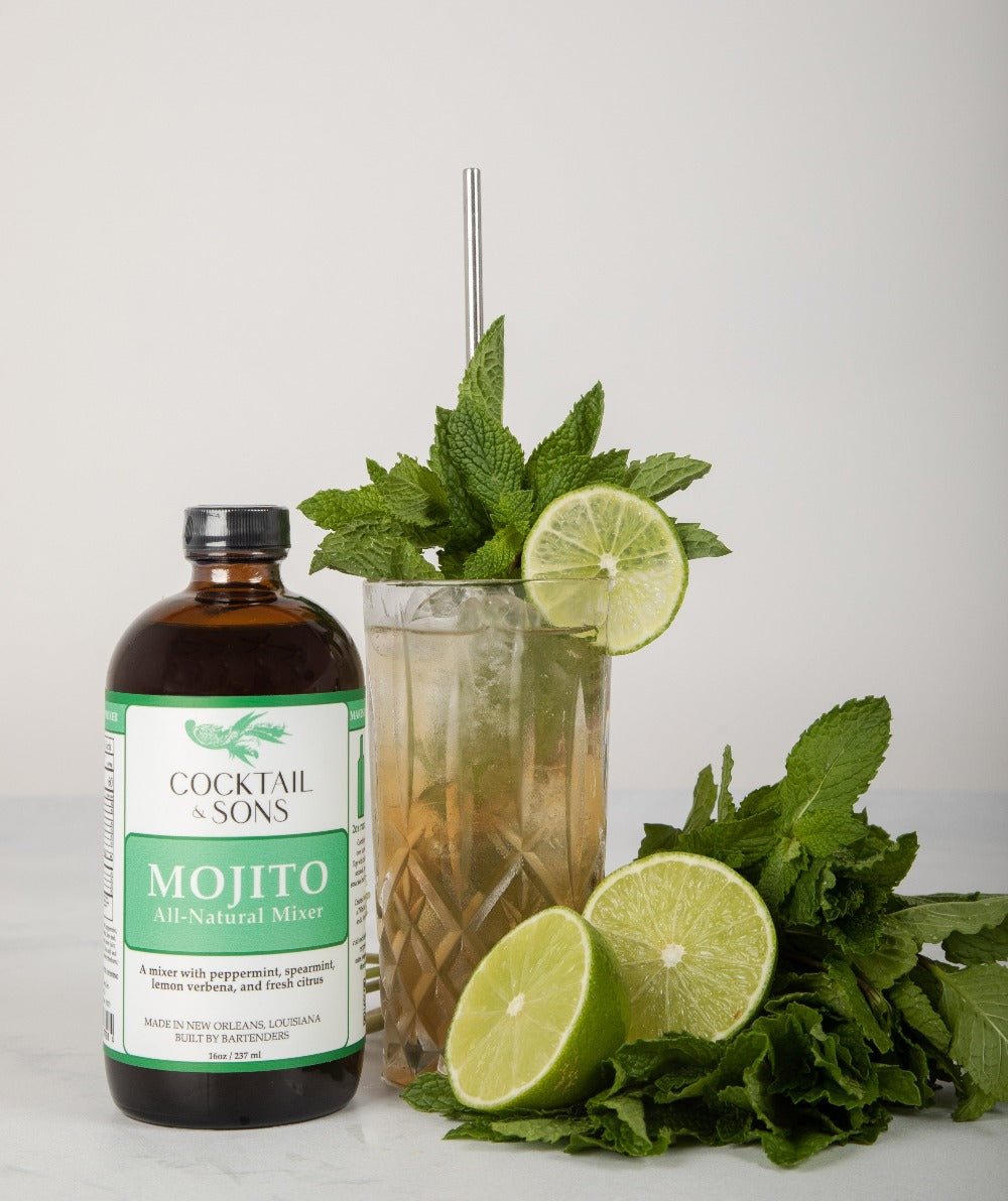 Mojito Mixer | Cocktail & Sons | All Natural Cocktail Mixers (16oz)