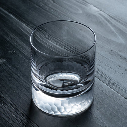 Hive Rocks Glass - Handblown Large Doubled Old Fashioned Glass Set