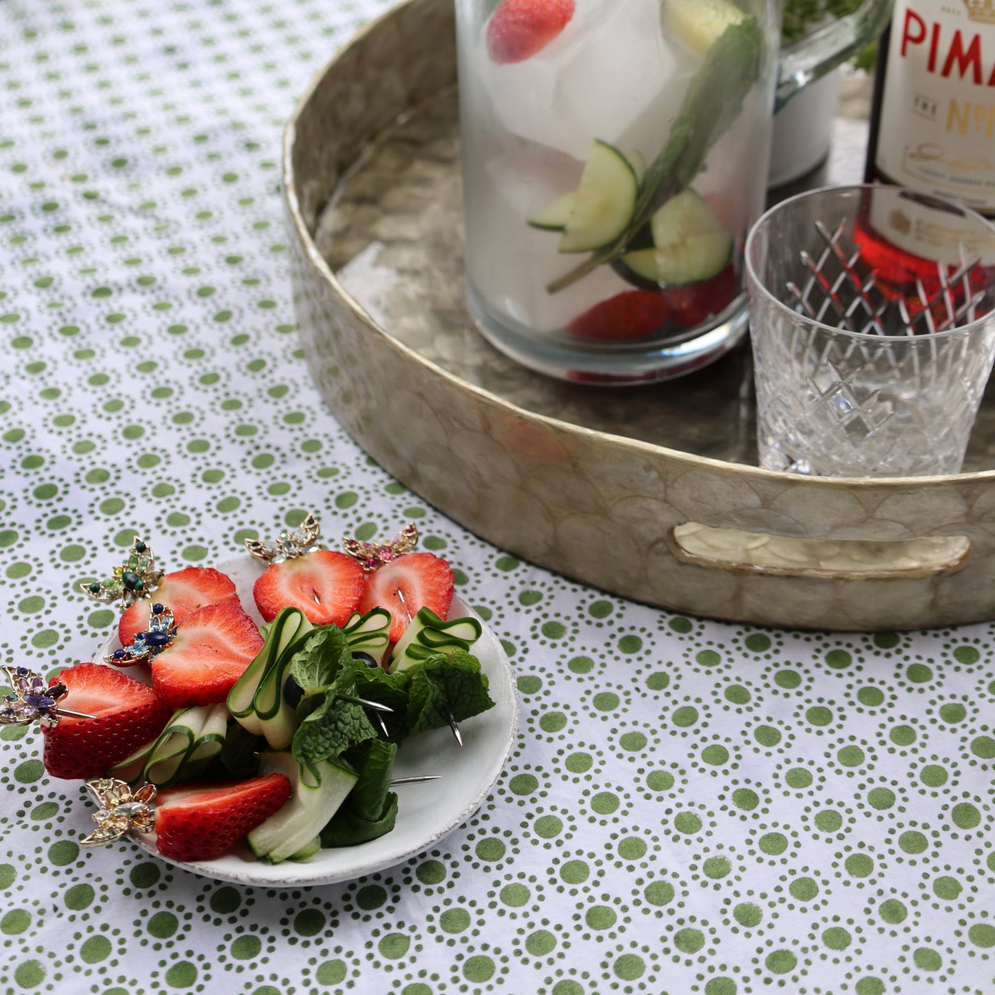 Butterfly cocktail picks