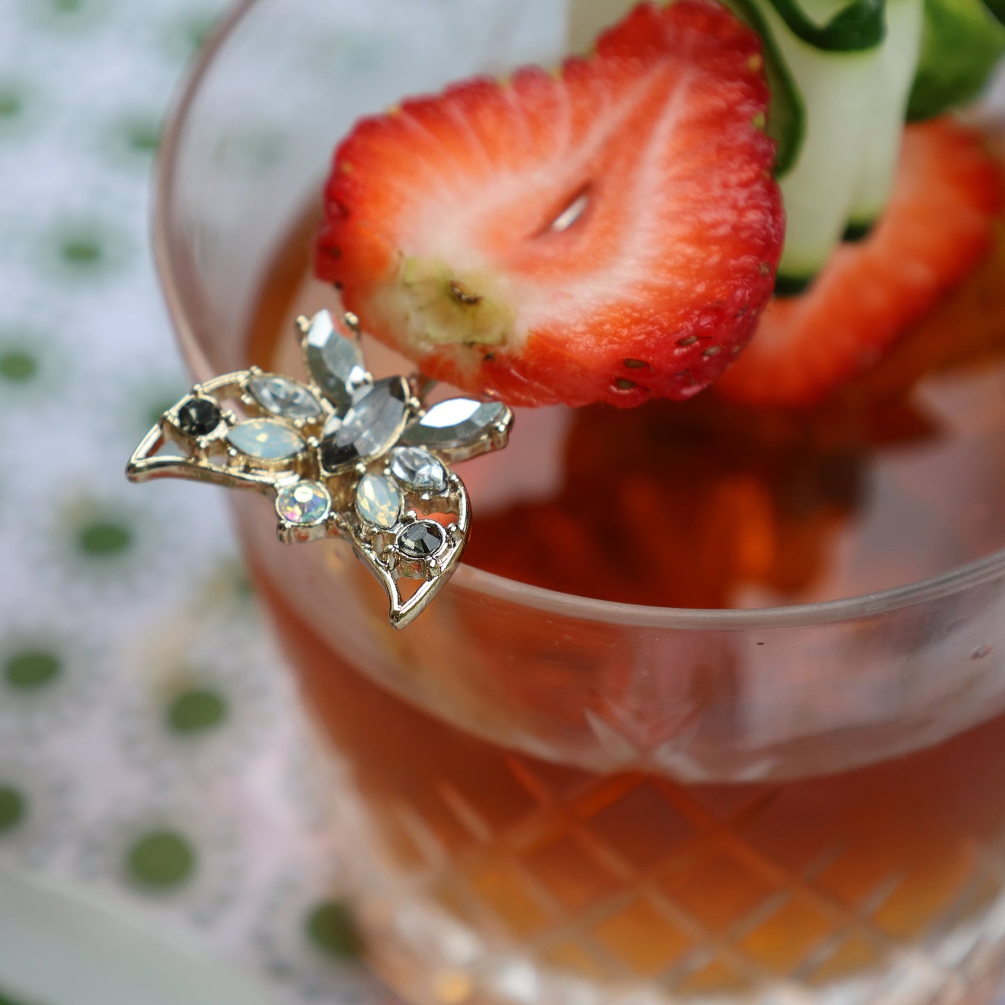 Butterfly cocktail picks