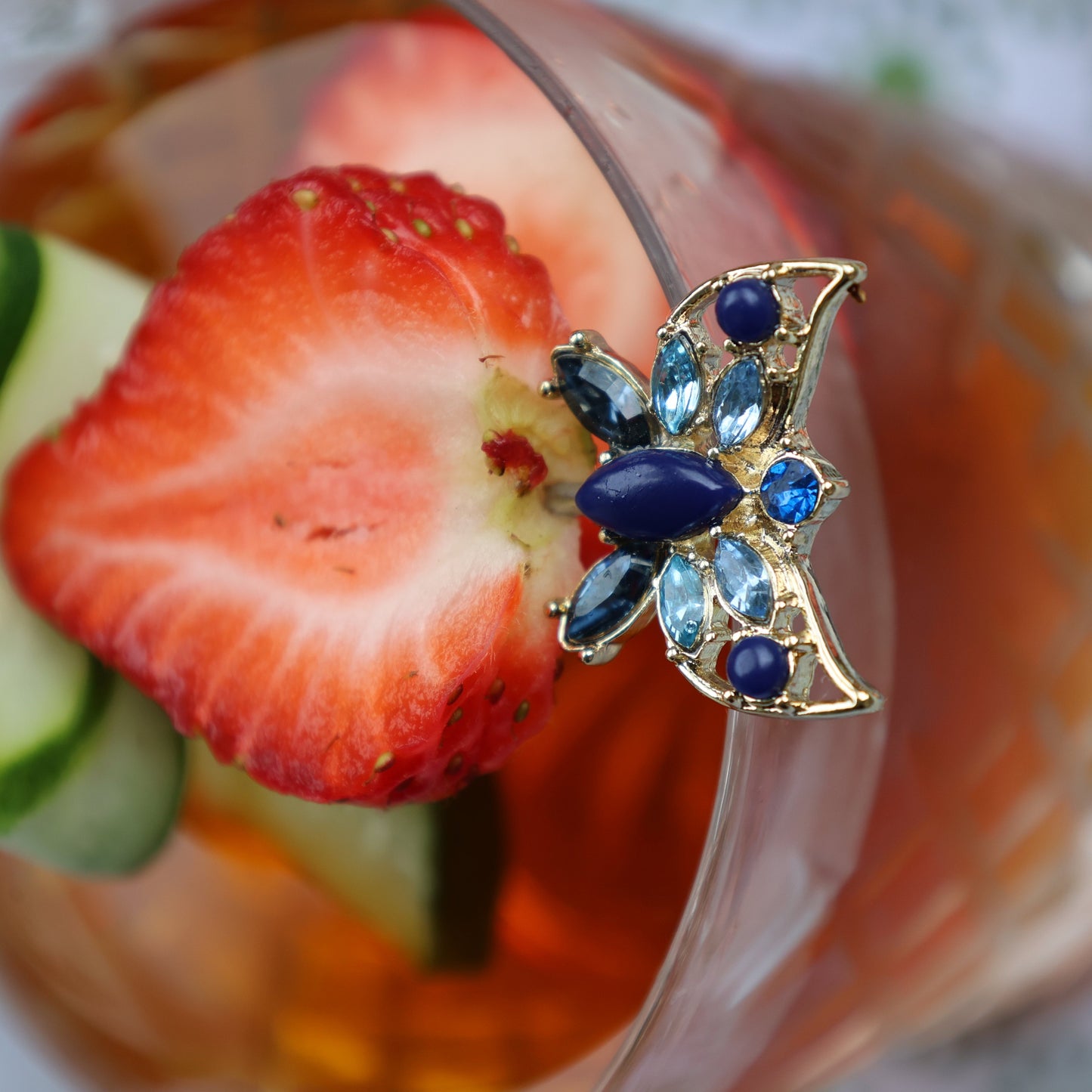 Butterfly cocktail picks