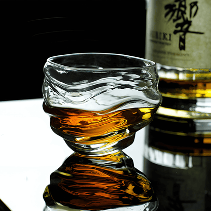 TsukiGlass Kai Japanese Crystal Whisky Glass