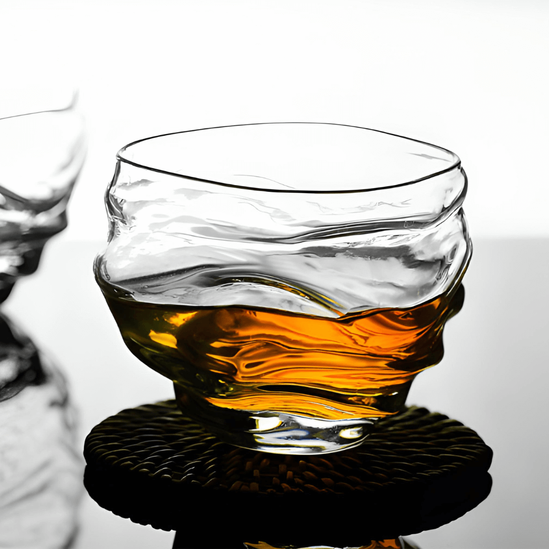 TsukiGlass Kai Japanese Crystal Whisky Glass