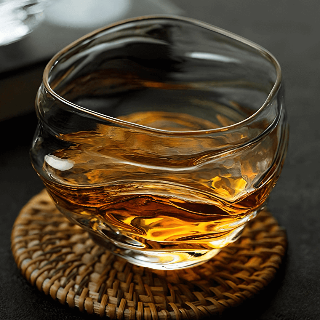 TsukiGlass Kai Japanese Crystal Whisky Glass
