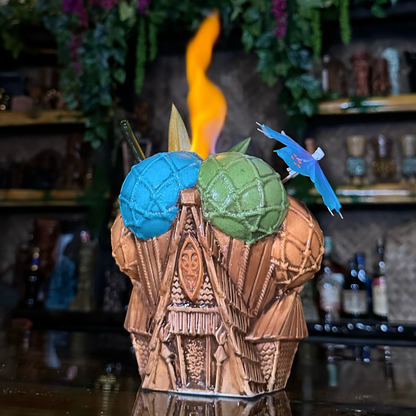Jeff Granito's Escape to Adventure Tiki Mug, sculpted by Thor - Ready to Ship! (FREE SHIPPING in U.S.)