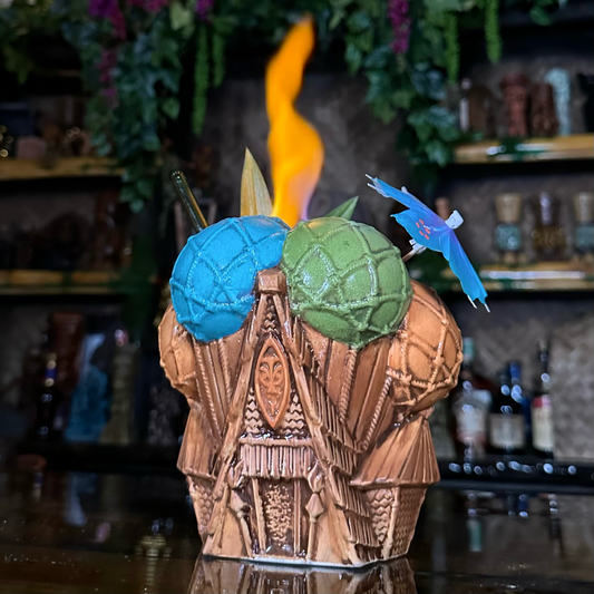 Jeff Granito's Escape to Adventure Tiki Mug, sculpted by Thor - Ready to Ship! (FREE SHIPPING in U.S.)