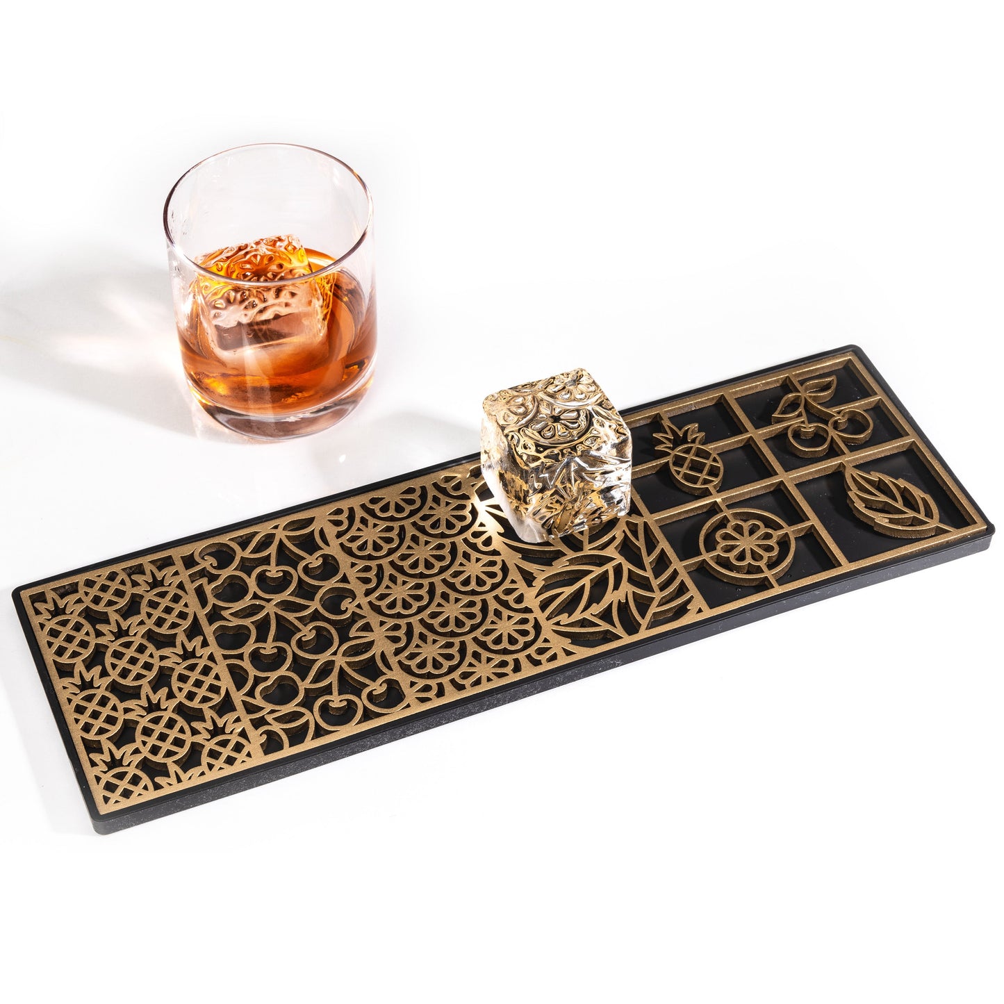 Botanicals Ice Design Tray for Clear Ice Cocktails and Whiskey