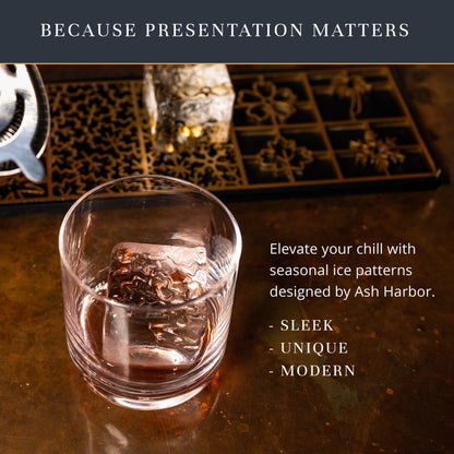 Seasons Ice Design Tray for Clear Ice Cocktails and Whiskey
