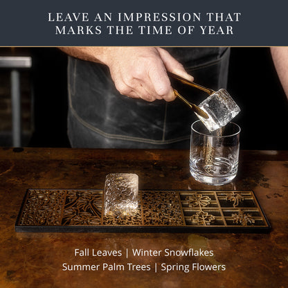 Seasons Ice Design Tray for Clear Ice Cocktails and Whiskey