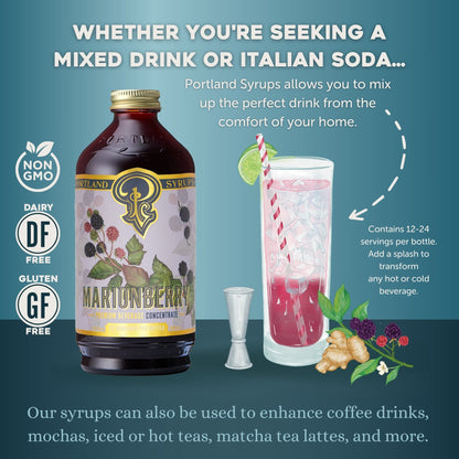 Portland Syrups Marionberry Syrup two-pack