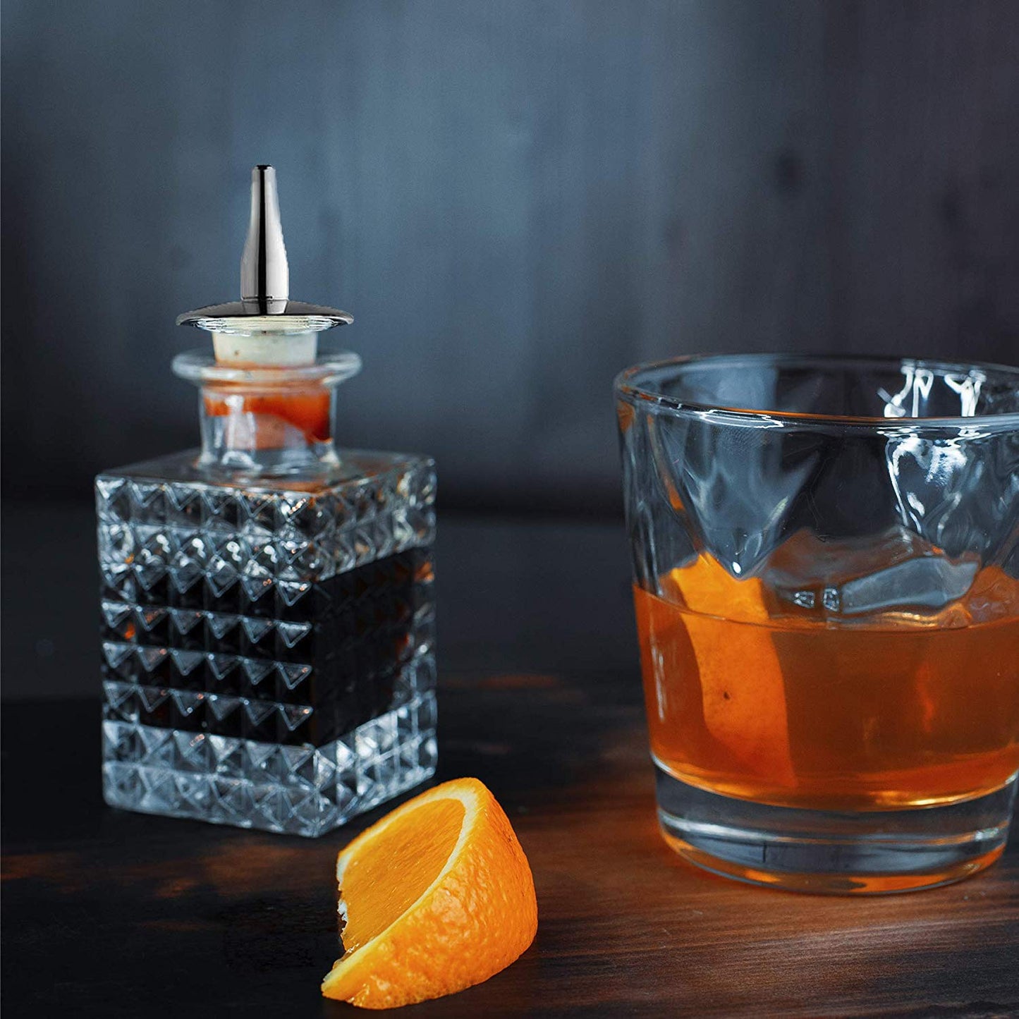 Vintage Square Bitters Bottle