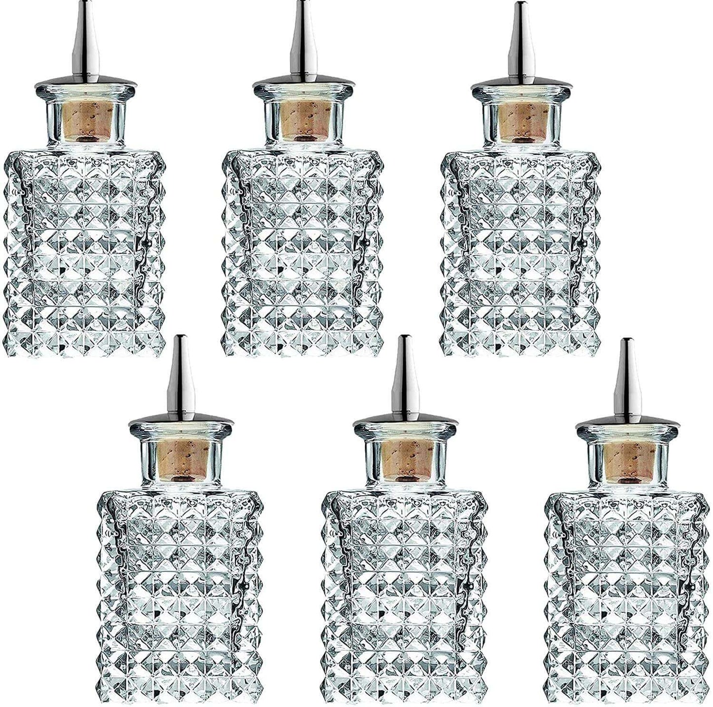 Vintage Square Bitters Bottle