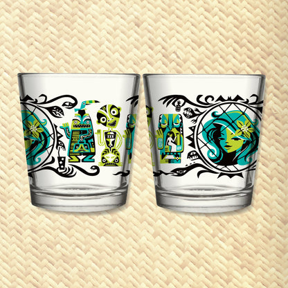 Jeff Granito's 'Calling All Spirits' Mai Tai Cocktail Glass (1) - Ready to Ship!