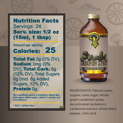 Portland Syrups Cardamom Syrup