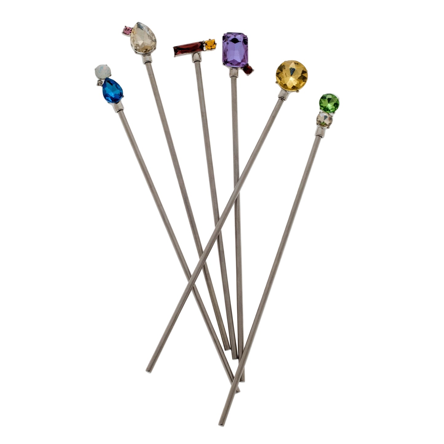 Jeweled swizzle sticks