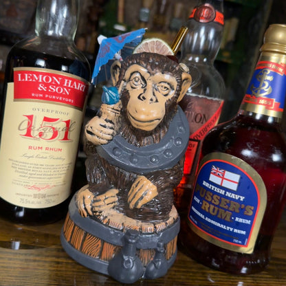 Doug Horne's Booze Chimp Tiki Mug, sculpted by Thor - Ready to Ship! (FREE SHIPPING in U.S.)