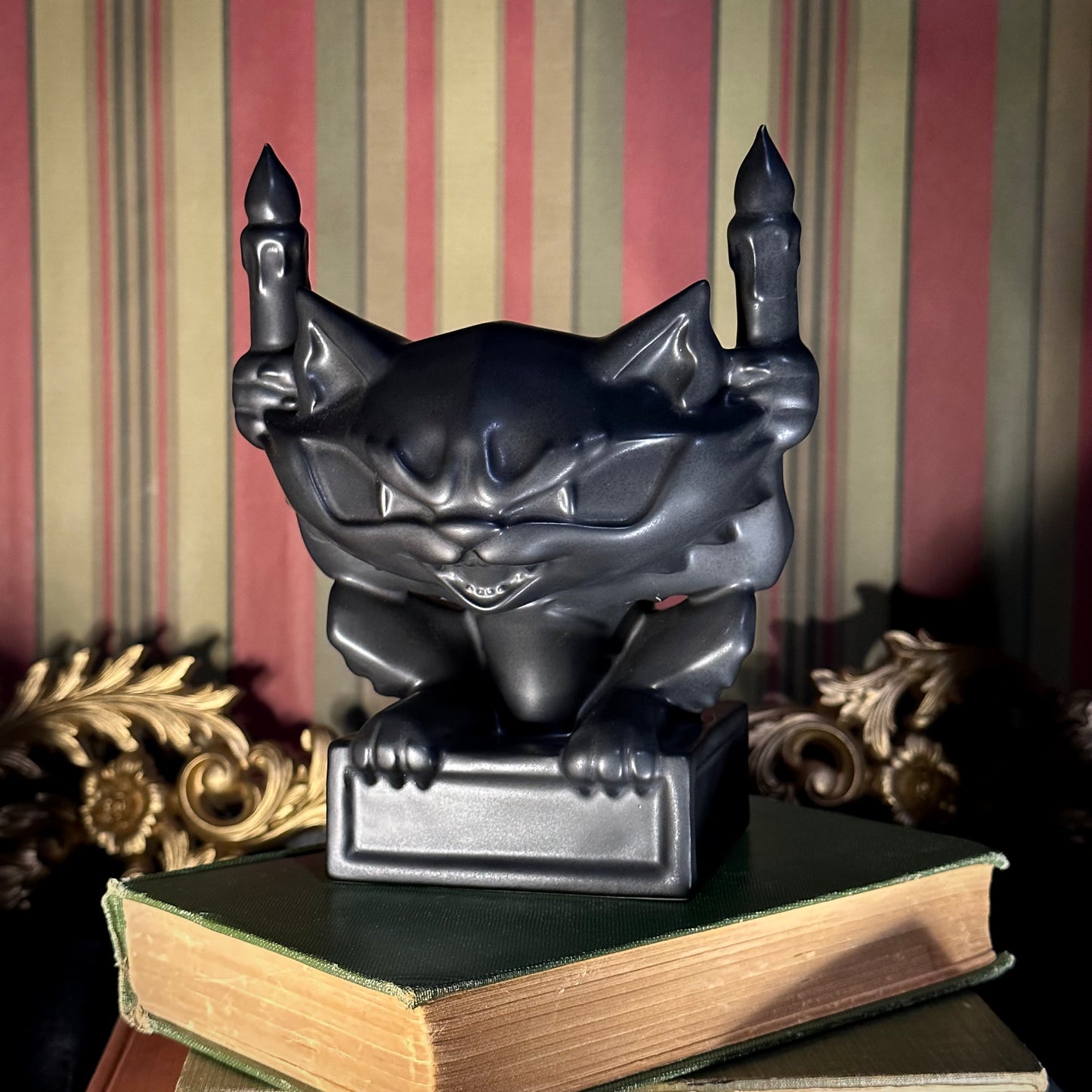 Jeff Granito's Felis Fiercus (The Haunted House Cat) Tiki Mug, sculpted by Thor - Ready to Ship! (FREE SHIPPING in U.S.)