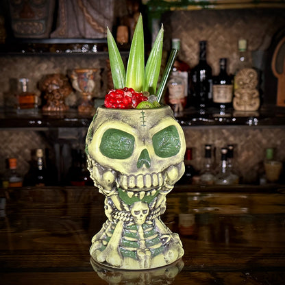 Jeff Granito's Calix Mortis - ceramic Tiki Mug - Ready to Ship (FREE SHIPPING in U.S.)