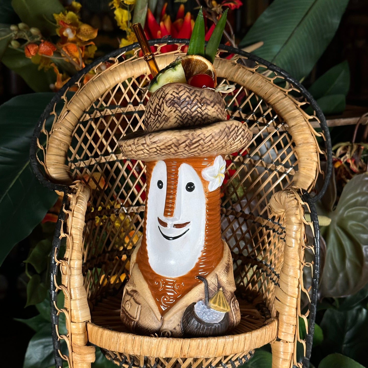 Bob the Beachcomber Tiki Mug, sculpt by Thor - Ready to Ship! (FREE SHIPPING in U.S.)