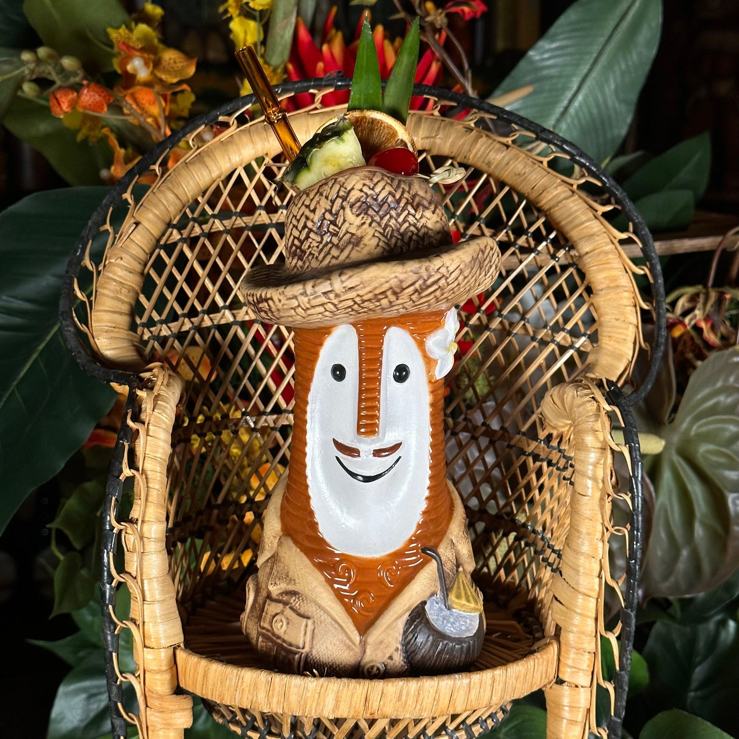 Bob the Beachcomber Tiki Mug, sculpt by Thor - Ready to Ship! (FREE SHIPPING in U.S.)