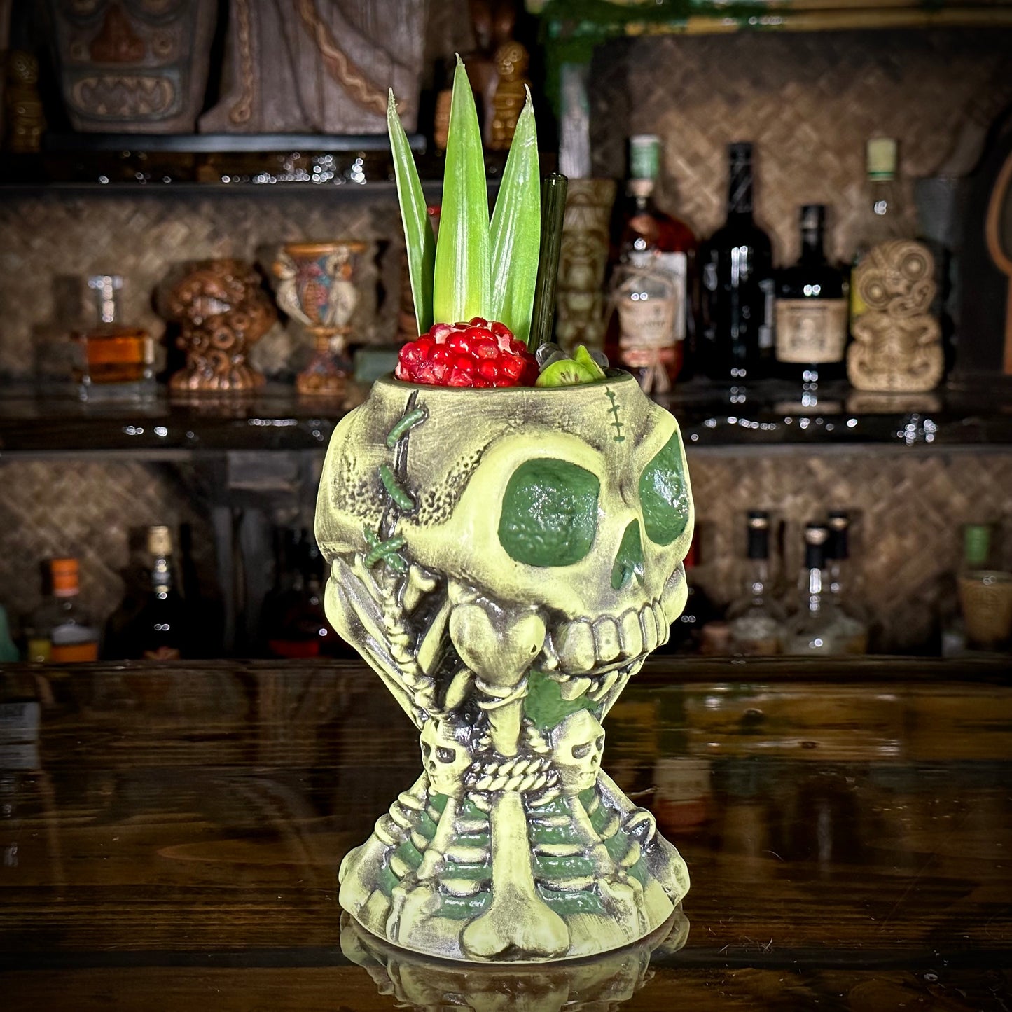 Jeff Granito's Calix Mortis - ceramic Tiki Mug - Ready to Ship (FREE SHIPPING in U.S.)