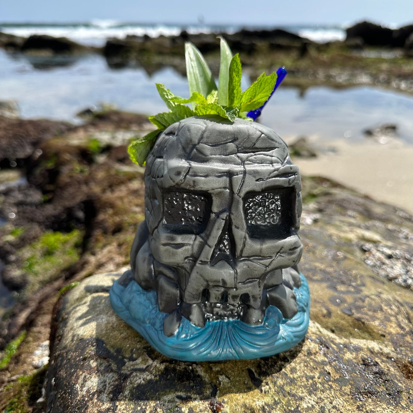 Skull Rock Tiki Mug - Ready to Ship! (FREE SHIPPING in U.S.)