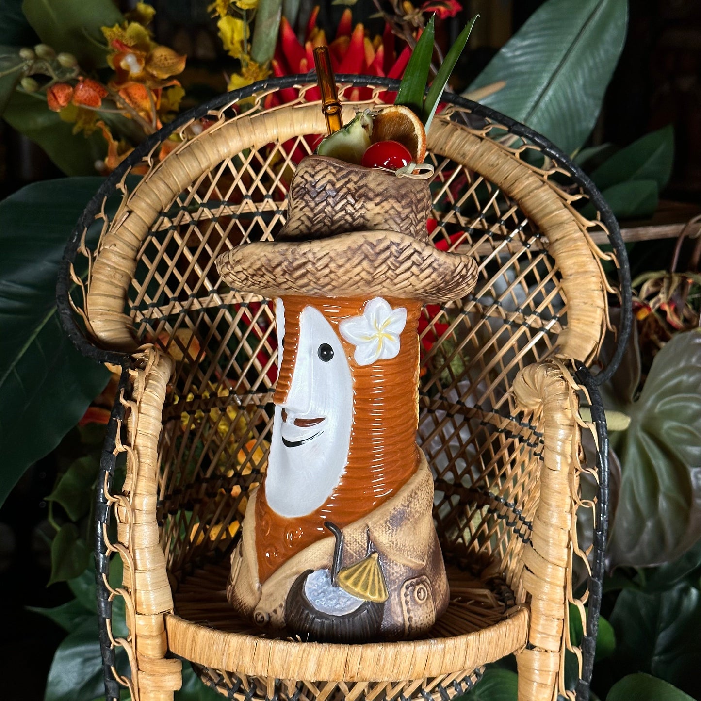 Bob the Beachcomber Tiki Mug, sculpt by Thor - Ready to Ship! (FREE SHIPPING in U.S.)