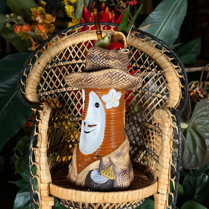 Bob the Beachcomber Tiki Mug, sculpt by Thor - Ready to Ship! (FREE SHIPPING in U.S.)