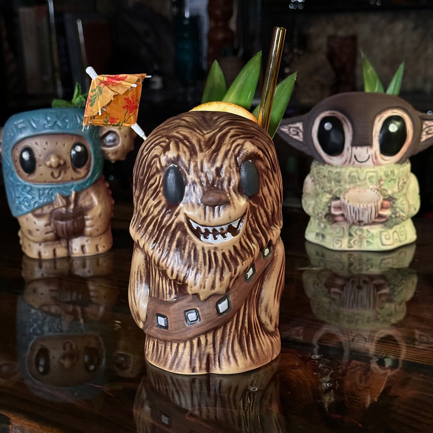 Tiki tOny's Fuzzball - Ceramic Tiki Mug - Ready to Ship (FREE SHIPPING in U.S.)