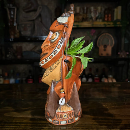Danielle Mann's "Headhunter Trophy" - Ceramic Tiki Mug - Ready to Ship! (FREE Shipping in U.S.)