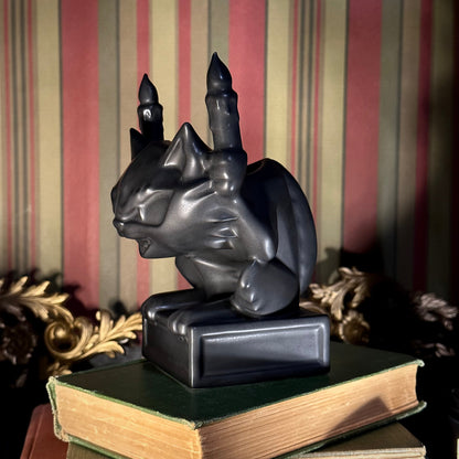 Jeff Granito's Felis Fiercus (The Haunted House Cat) Tiki Mug, sculpted by Thor - Ready to Ship! (FREE SHIPPING in U.S.)