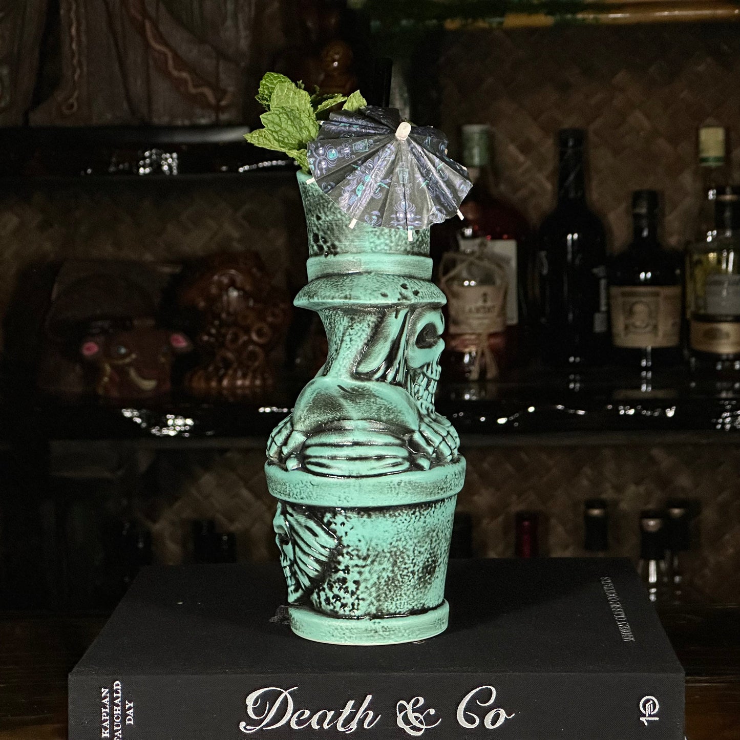 Thor's Haunted Hatbox Tiki Mug - Ready to Ship! (FREE SHIPPING in U.S.)