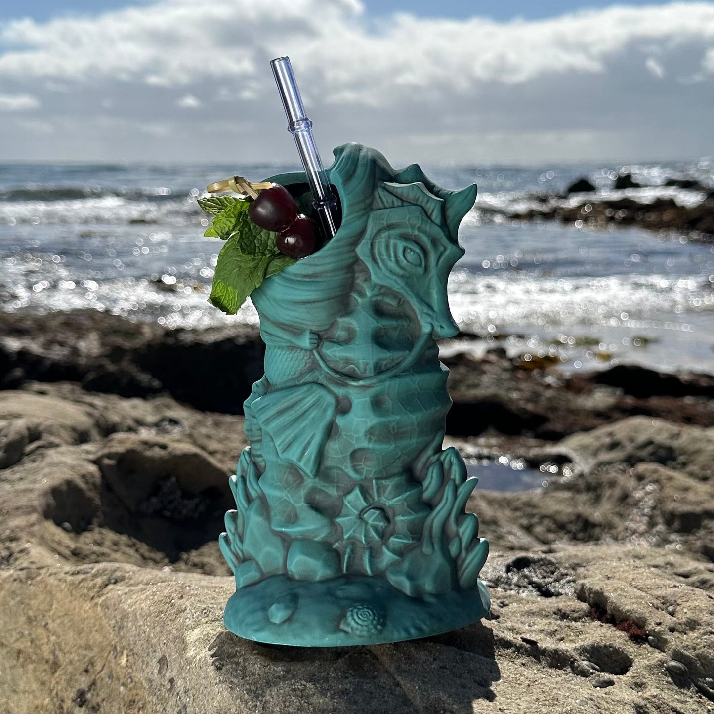 Siren of the Seas Tiki Mug, sculpt by Thor - Ready to Ship! (FREE SHIPPING in U.S.)