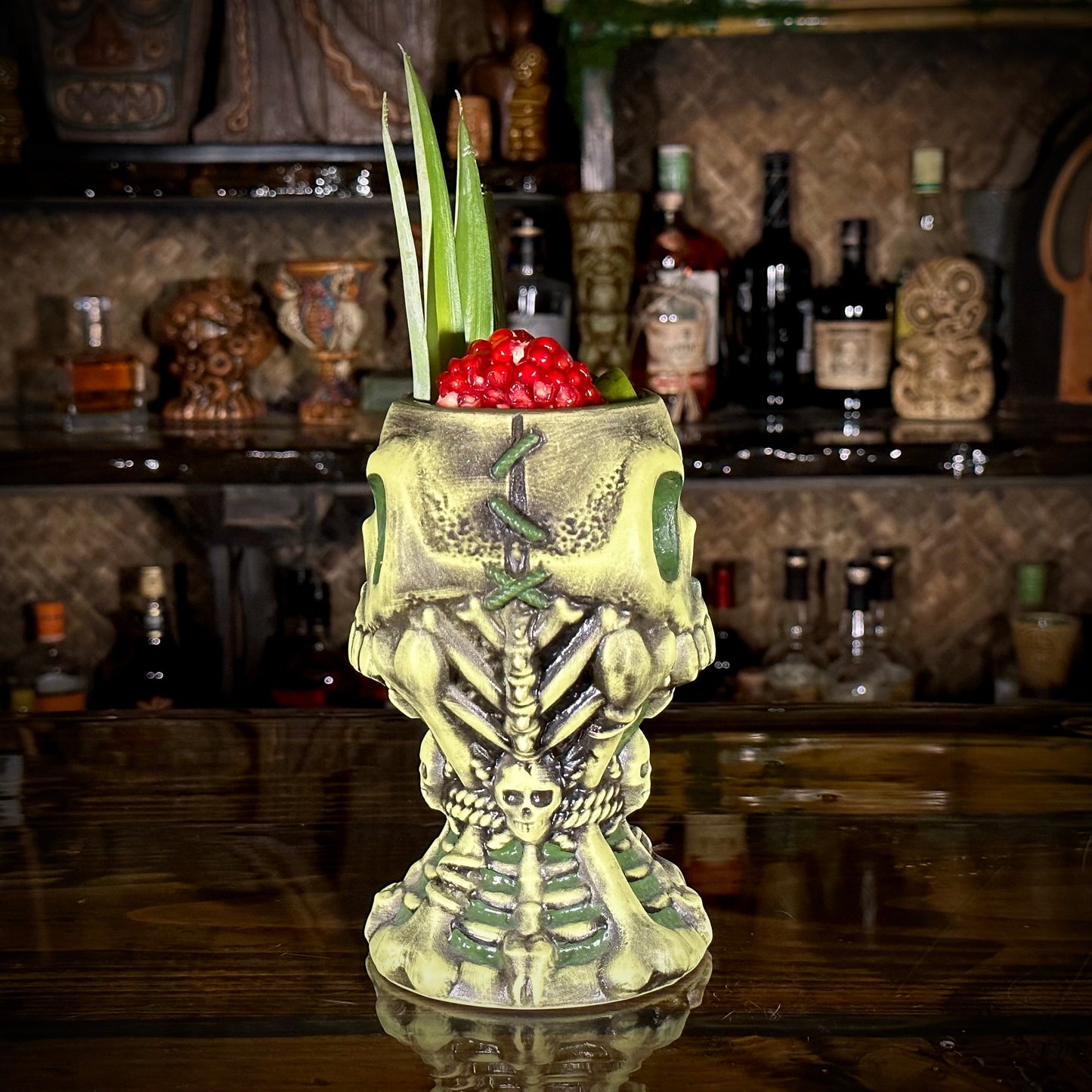 Jeff Granito's Calix Mortis - ceramic Tiki Mug - Ready to Ship (FREE SHIPPING in U.S.)