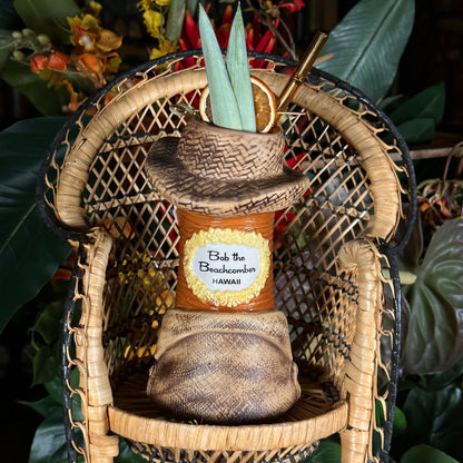 Bob the Beachcomber Tiki Mug, sculpt by Thor - Ready to Ship! (FREE SHIPPING in U.S.)