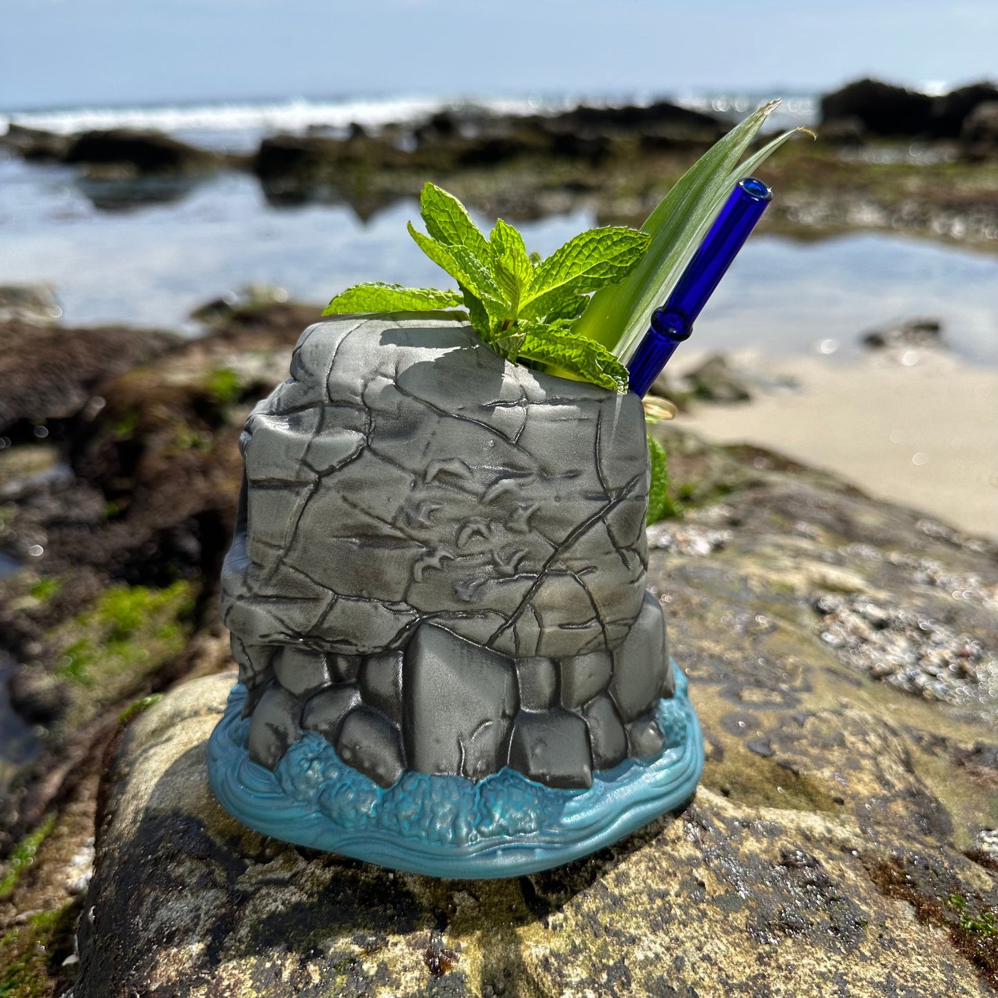 Skull Rock Tiki Mug - Ready to Ship! (FREE SHIPPING in U.S.)