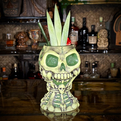 Jeff Granito's Calix Mortis - ceramic Tiki Mug - Ready to Ship (FREE SHIPPING in U.S.)
