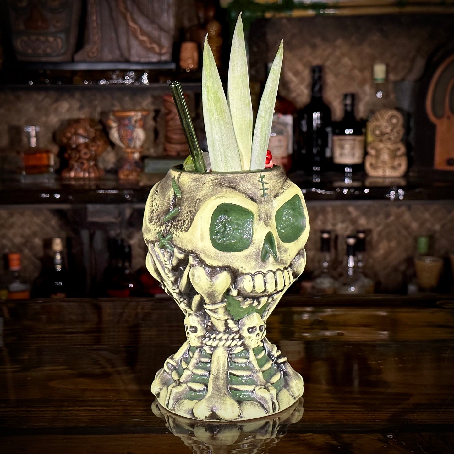 Jeff Granito's Calix Mortis - ceramic Tiki Mug - Ready to Ship (FREE SHIPPING in U.S.)
