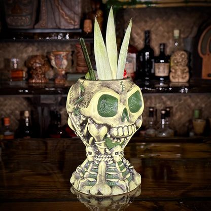 Jeff Granito's Calix Mortis - ceramic Tiki Mug - Ready to Ship (FREE SHIPPING in U.S.)
