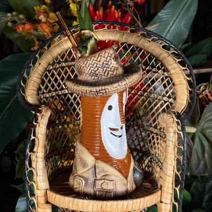 Bob the Beachcomber Tiki Mug, sculpt by Thor - Ready to Ship! (FREE SHIPPING in U.S.)