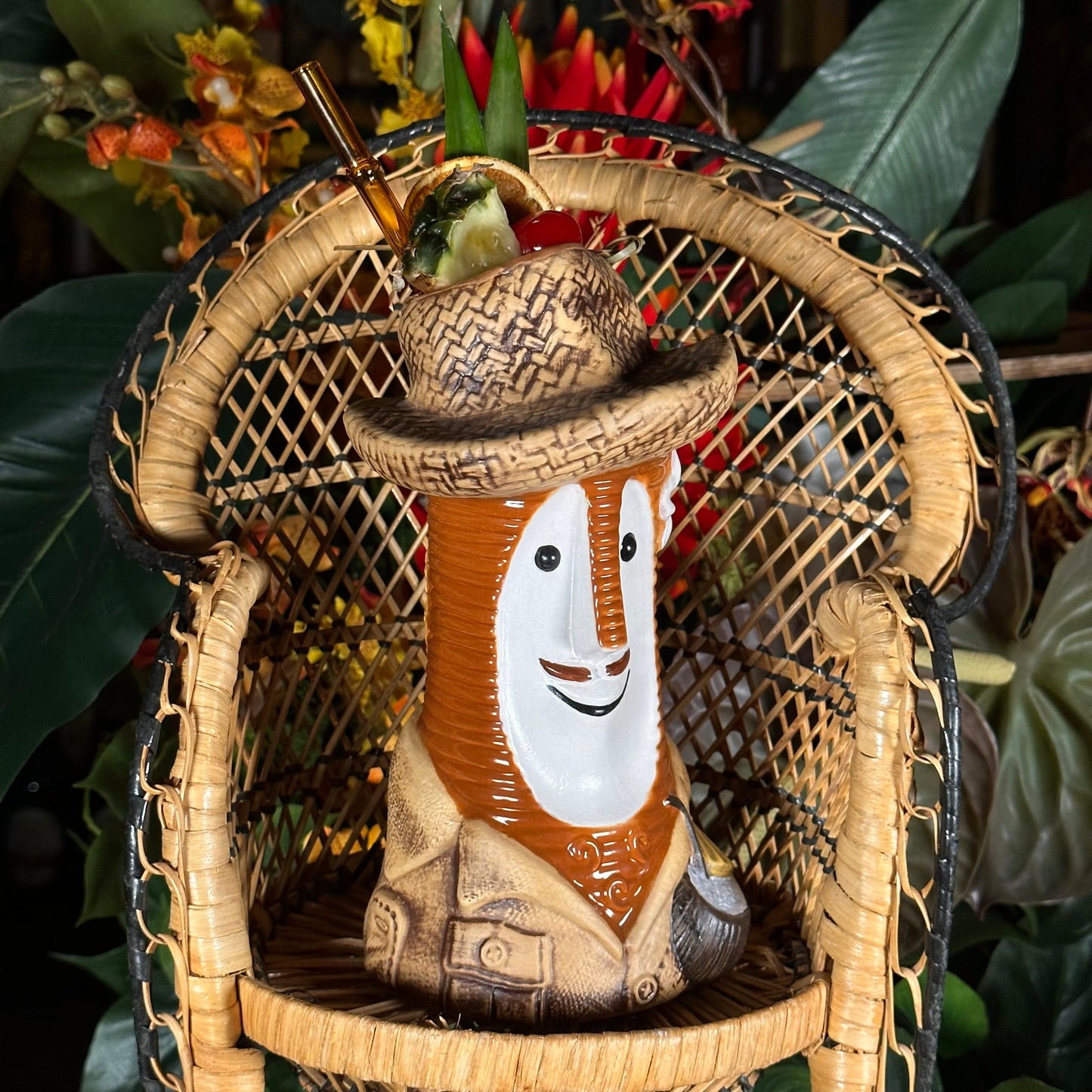 Bob the Beachcomber Tiki Mug, sculpt by Thor - Ready to Ship! (FREE SHIPPING in U.S.)