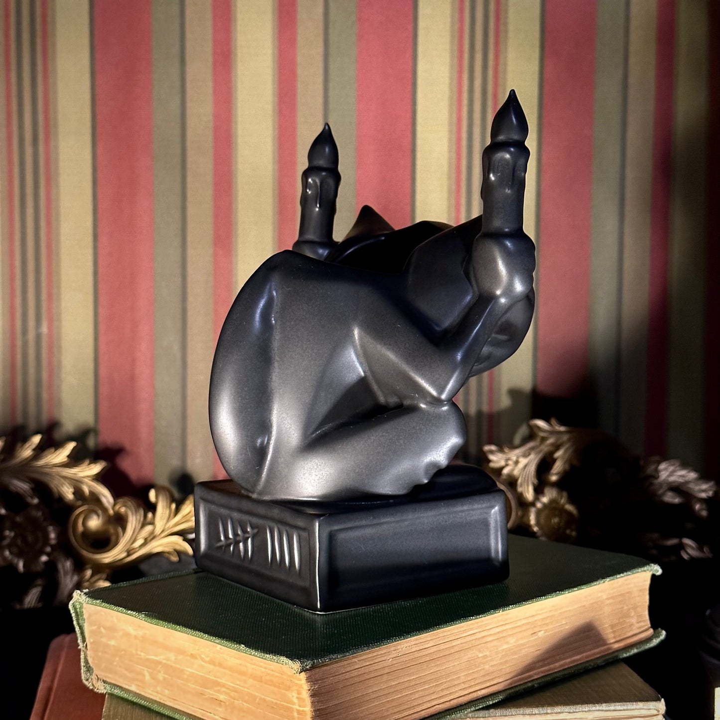 Jeff Granito's Felis Fiercus (The Haunted House Cat) Tiki Mug, sculpted by Thor - Ready to Ship! (FREE SHIPPING in U.S.)