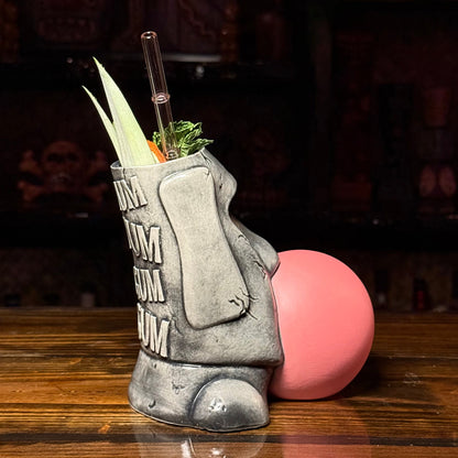 Yum Yum Gum Gum ceramic (Dark Bubble) Tiki Mug - Limited Release of 150 - Made in USA - Ready to Ship